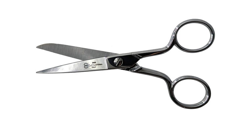 Ultima 5 Inch Dress Maker Scissors â€“ Drop Forged Carbon Steel Dressmakerâ€™s Sheers, Chrome Plated with Straight Handles, Made in Italy - Image 2